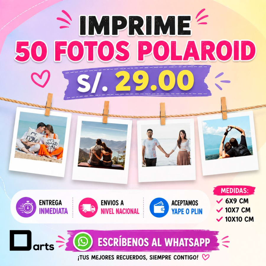 50 FOTOS POLAROID