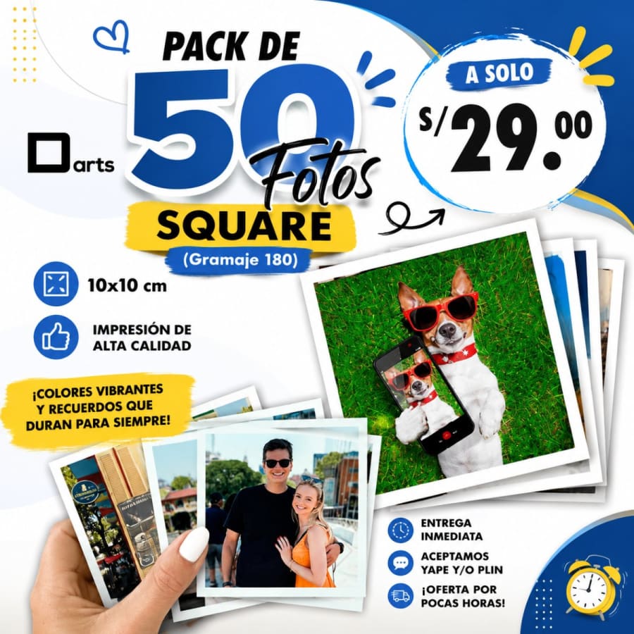 50 FOTOS SQUARE
