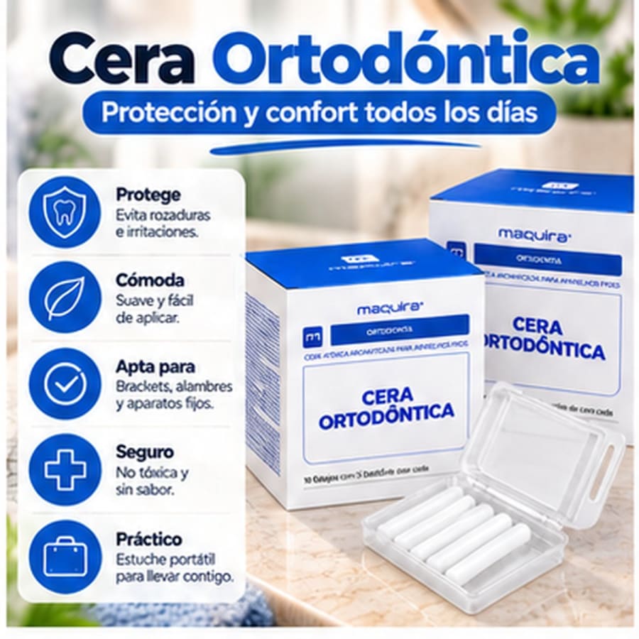 Cera Ortodôntica - caja con 10 unidades