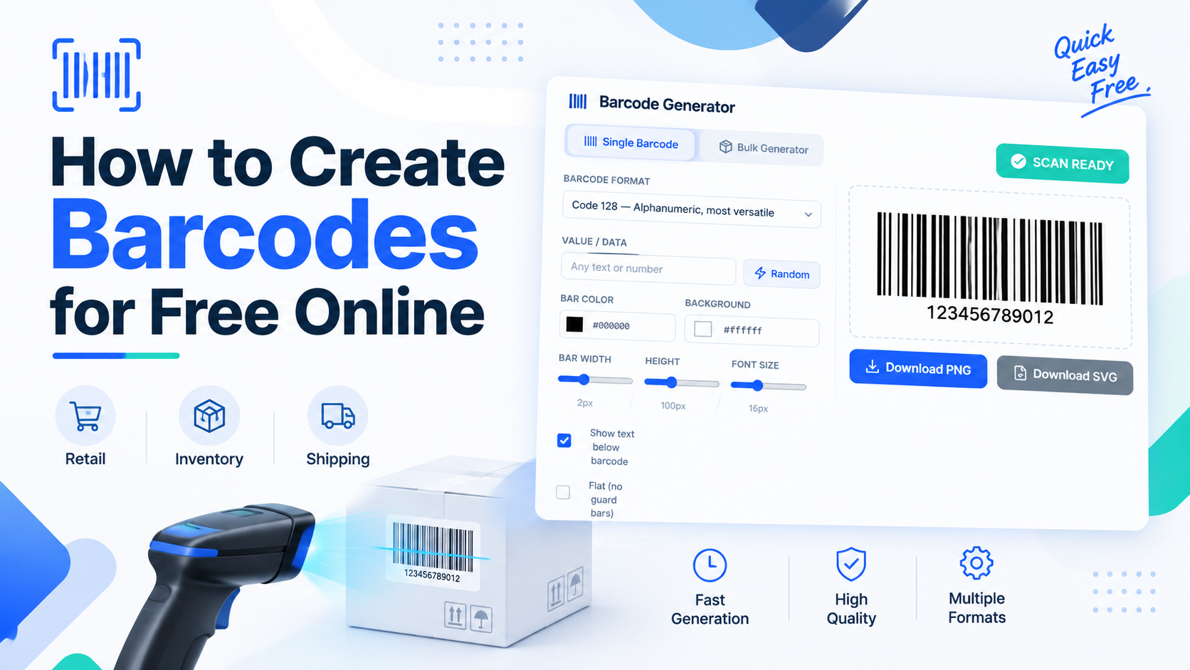 Barcode Generator: How to Create Barcodes for Free Online