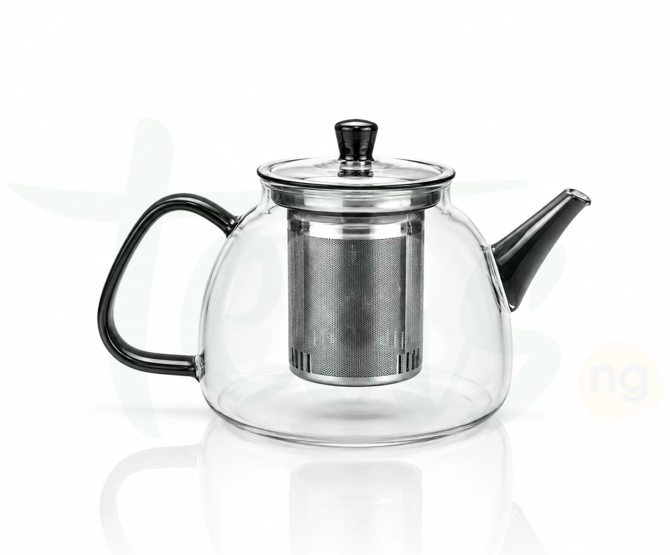 Crystal Glass Infuser Teapot