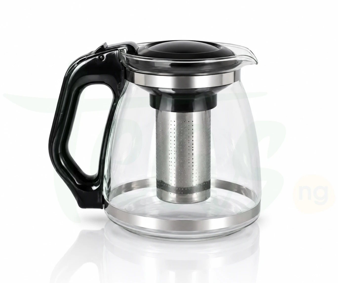 ClearBrew Glass Infuser Teapot with Stainless Steel Filter