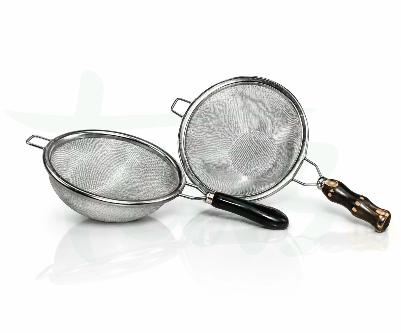 Premium Stainless Steel Fine Mesh Tea Strainer Set – 2 Pieces