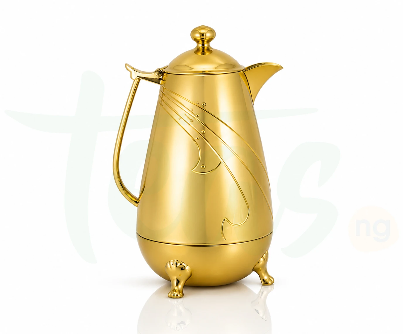 Royal Elegance Gold Tea & Coffee Carafe