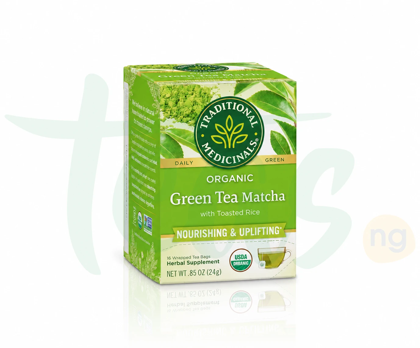 Green Tea Matcha with Toasted Rice