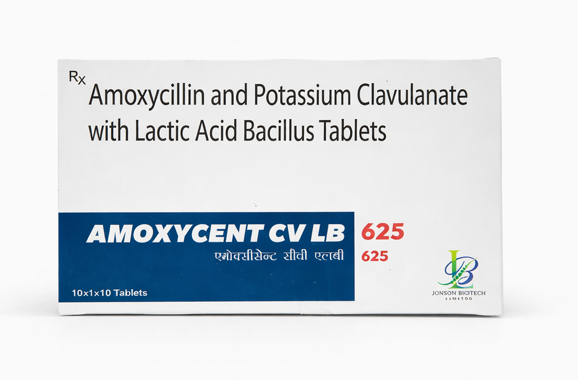 Amoxycent CV LB-625 by lucent biotech limited
