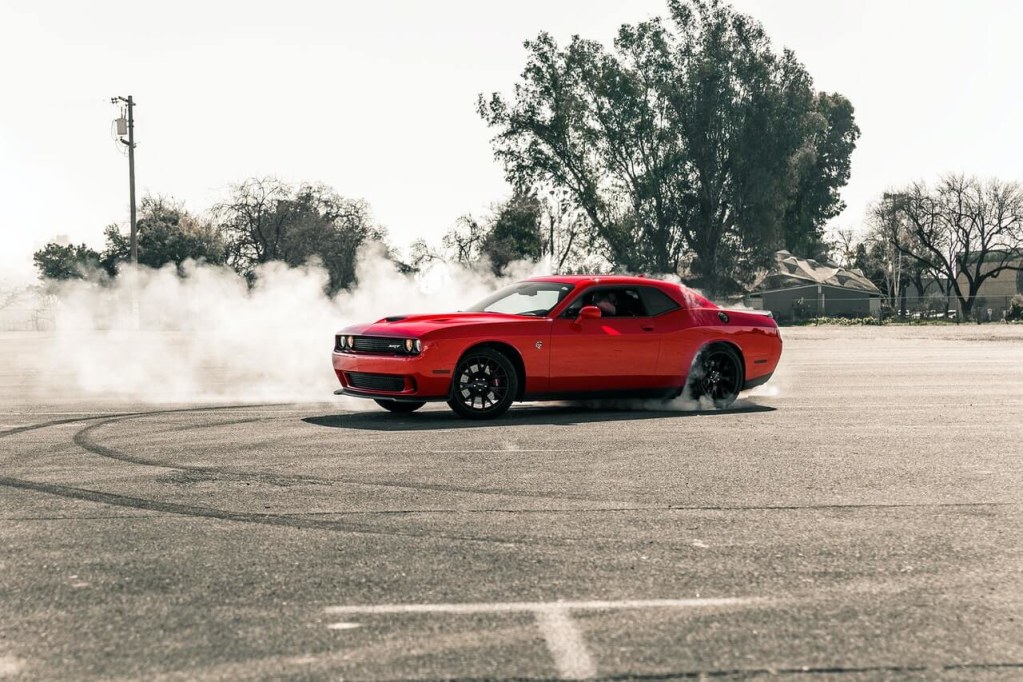 coche rojo