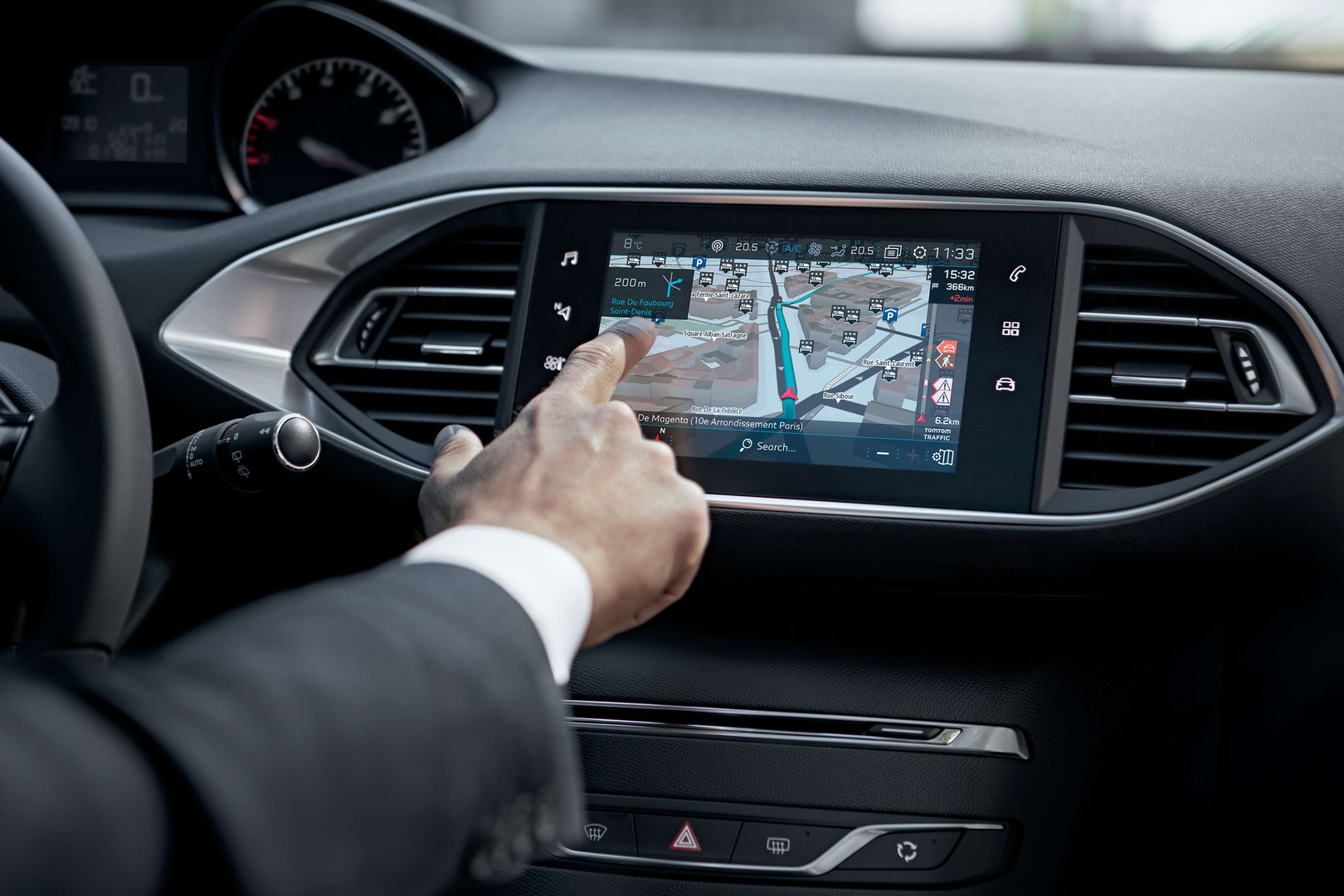 Peugeot 308 pantalla tactil