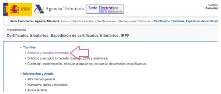 Cómo descargar la vida laboral, la Renta y el certificado de retenciones