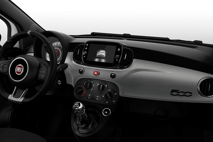 Fiat-500-Hey Google 1.0 Hybrid-interior
