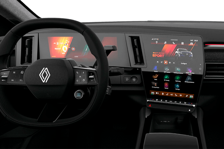 Renault-Rafale-Techno full hybrid E-Tech 147kW-interior