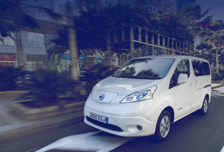 Renting Nissan e-NV200