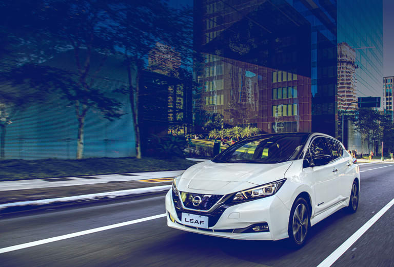 Nissan Leaf background