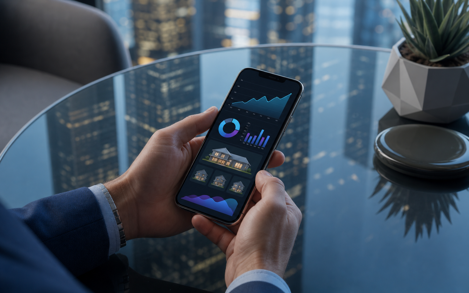 AI Predictive Analytics Real — illustration for an article on real estate digital transformation roadmap