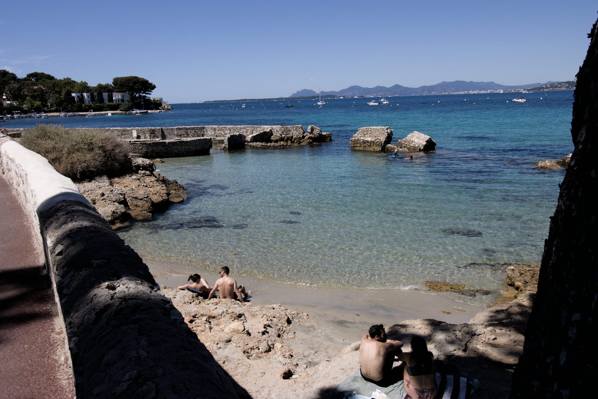 Plage Mallet, Cap d'Antibes
