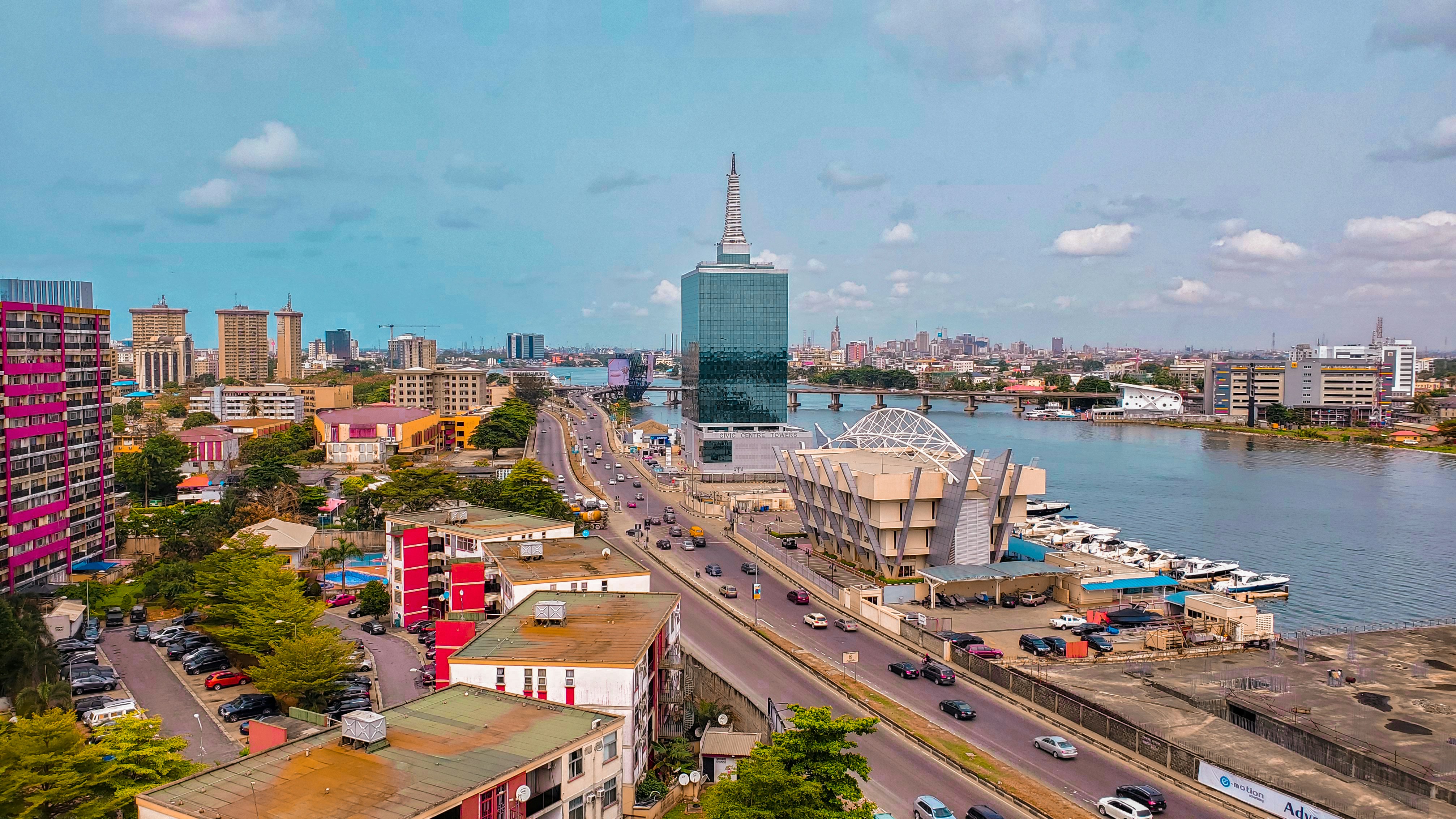 Lagos Victoria Island skyline