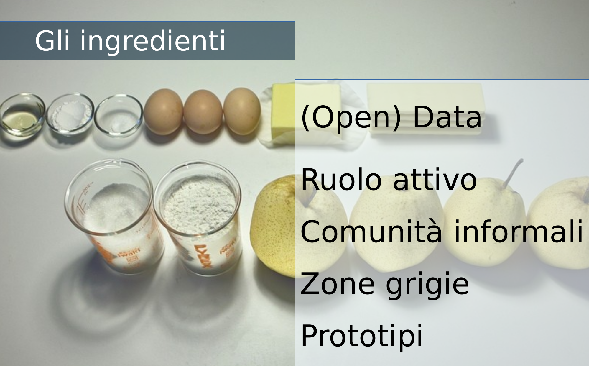 Gli ingredienti del civic hacking