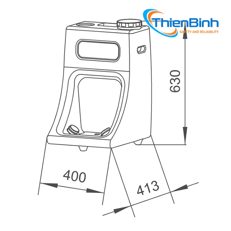 Portable Emergency Eye Wash - Ảnh chi tiết 1