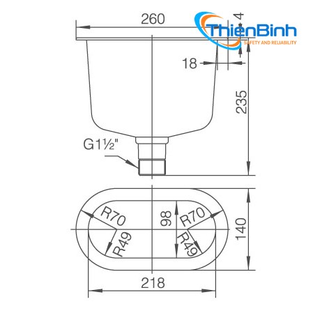 PP Sink/Cup Sink - Ảnh chi tiết 1