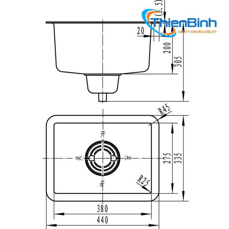 PP Sink/Cup Sink - Ảnh chi tiết 1