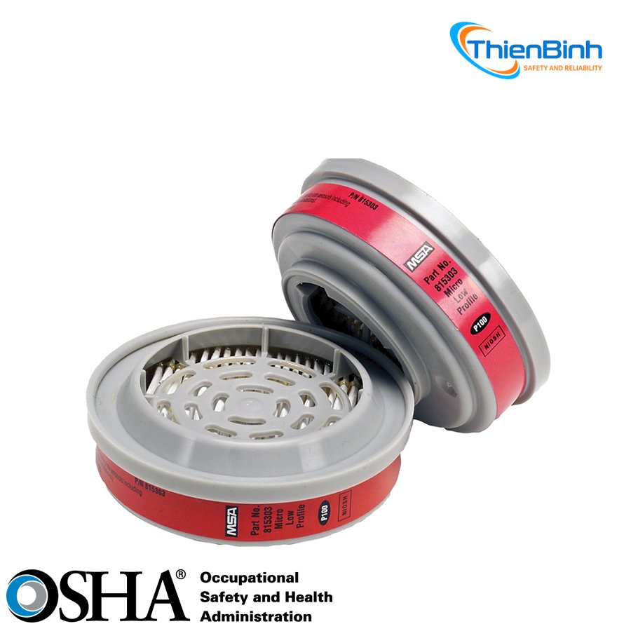 MSA 815369 Hộp mực hạt P100 cấu hình thấp cho Advantage X 2