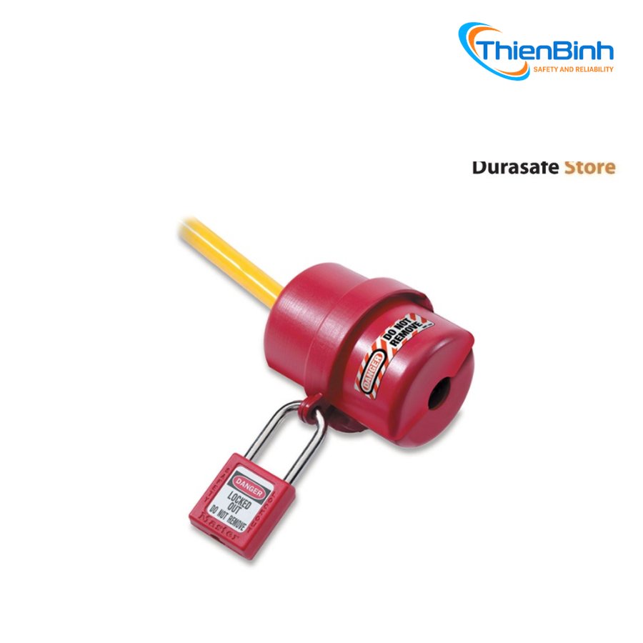 Masterlock 487 Khóa phích cắm điện xoay lớn cho phích cắm điện áp 110 đến 220