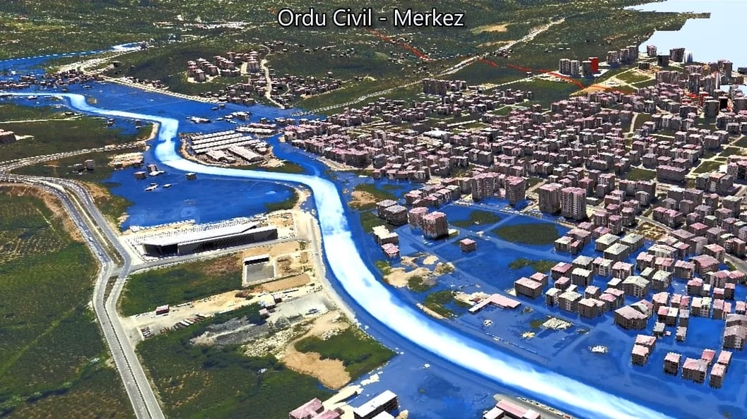 Eastern Black Sea flood project visualization 2