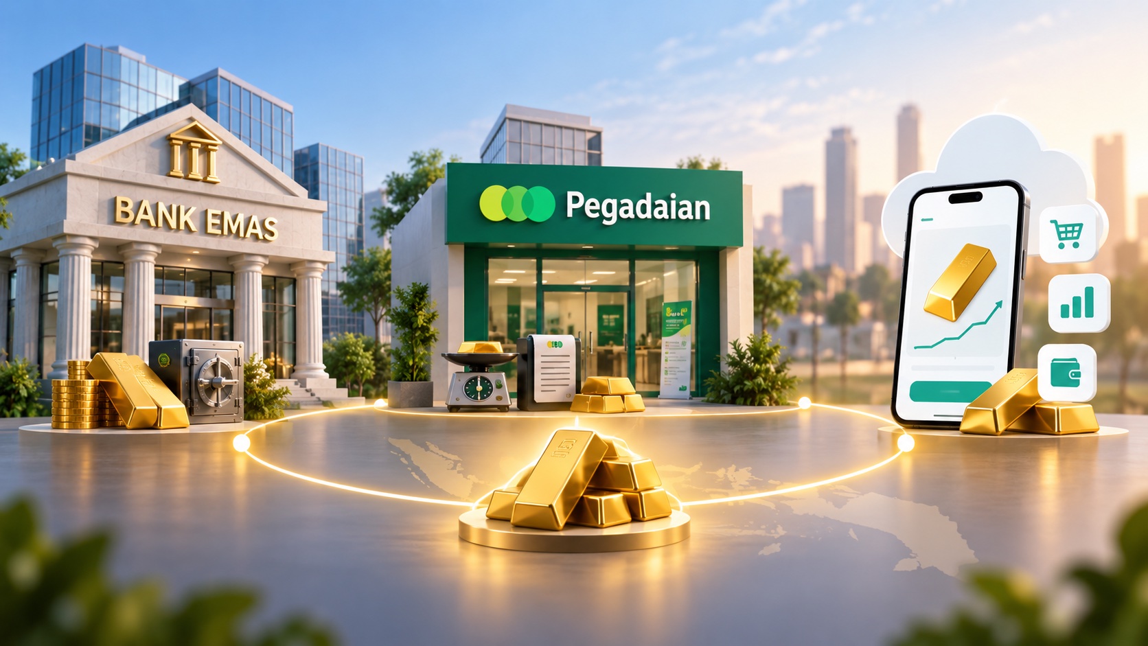 Bank Emas, Pegadaian, dan Platform Emas Digital: Memahami Ekosistemnya