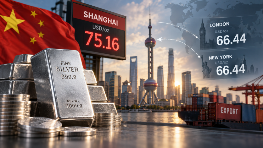 Mengapa Harga Perak di Shanghai Bisa $8 Lebih Mahal? Ini Penjelasannya