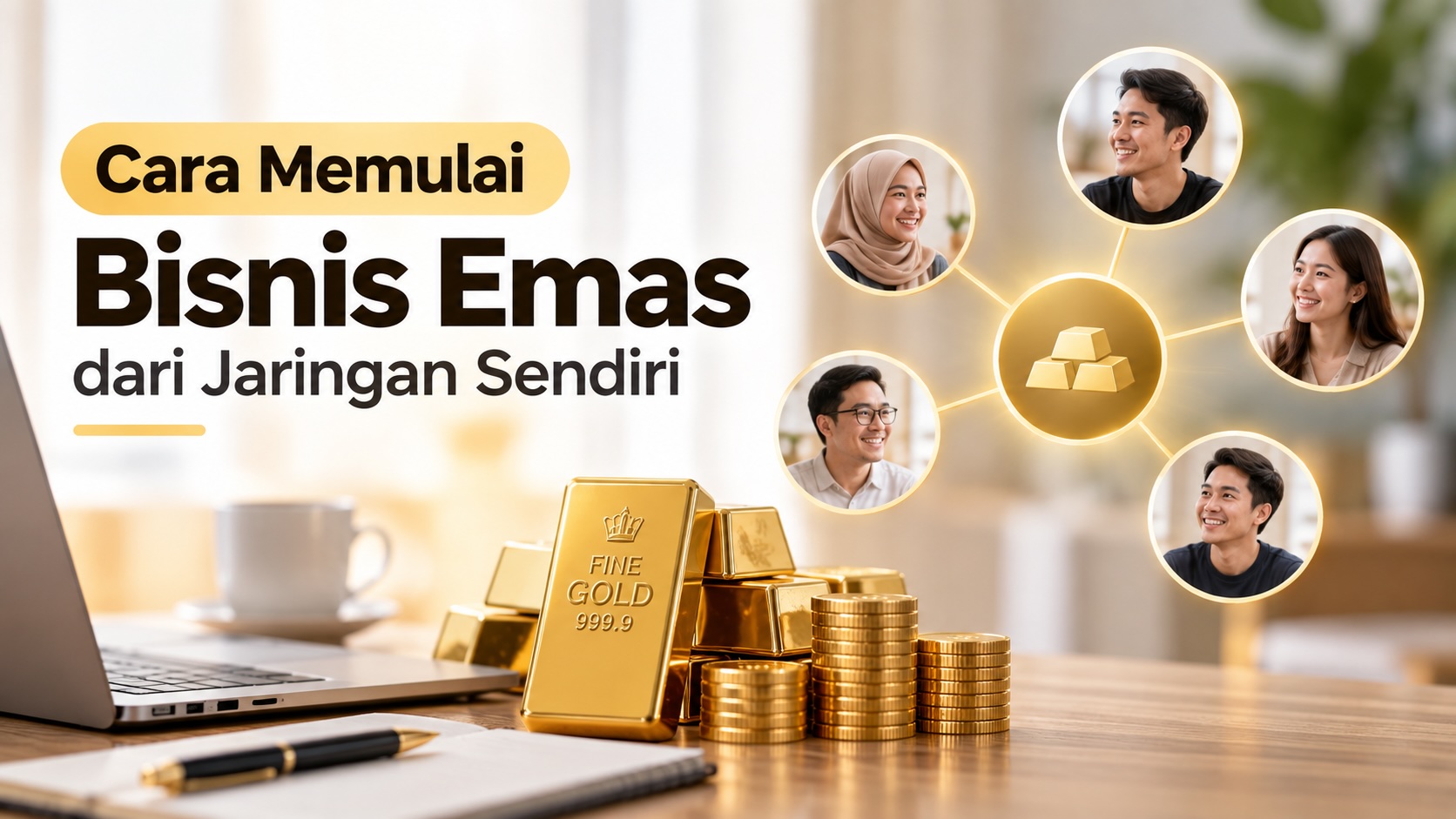 Cara Memulai Bisnis Emas dari Jaringan Sendiri