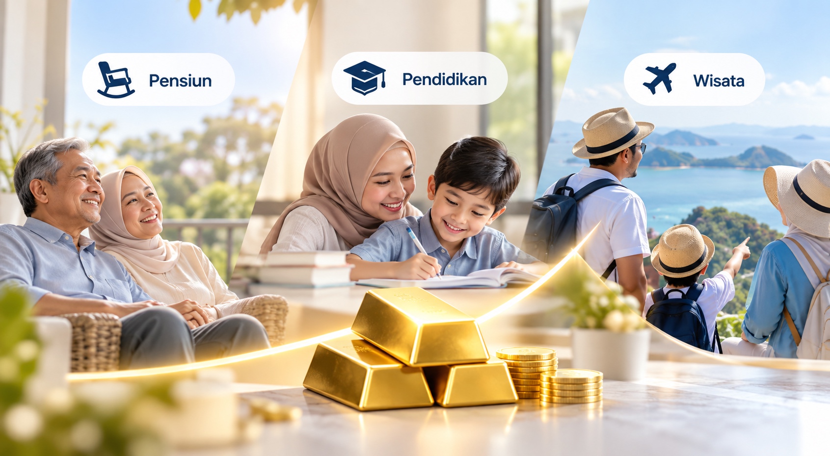 Wujudkan Rencana Masa Depan dengan Emas