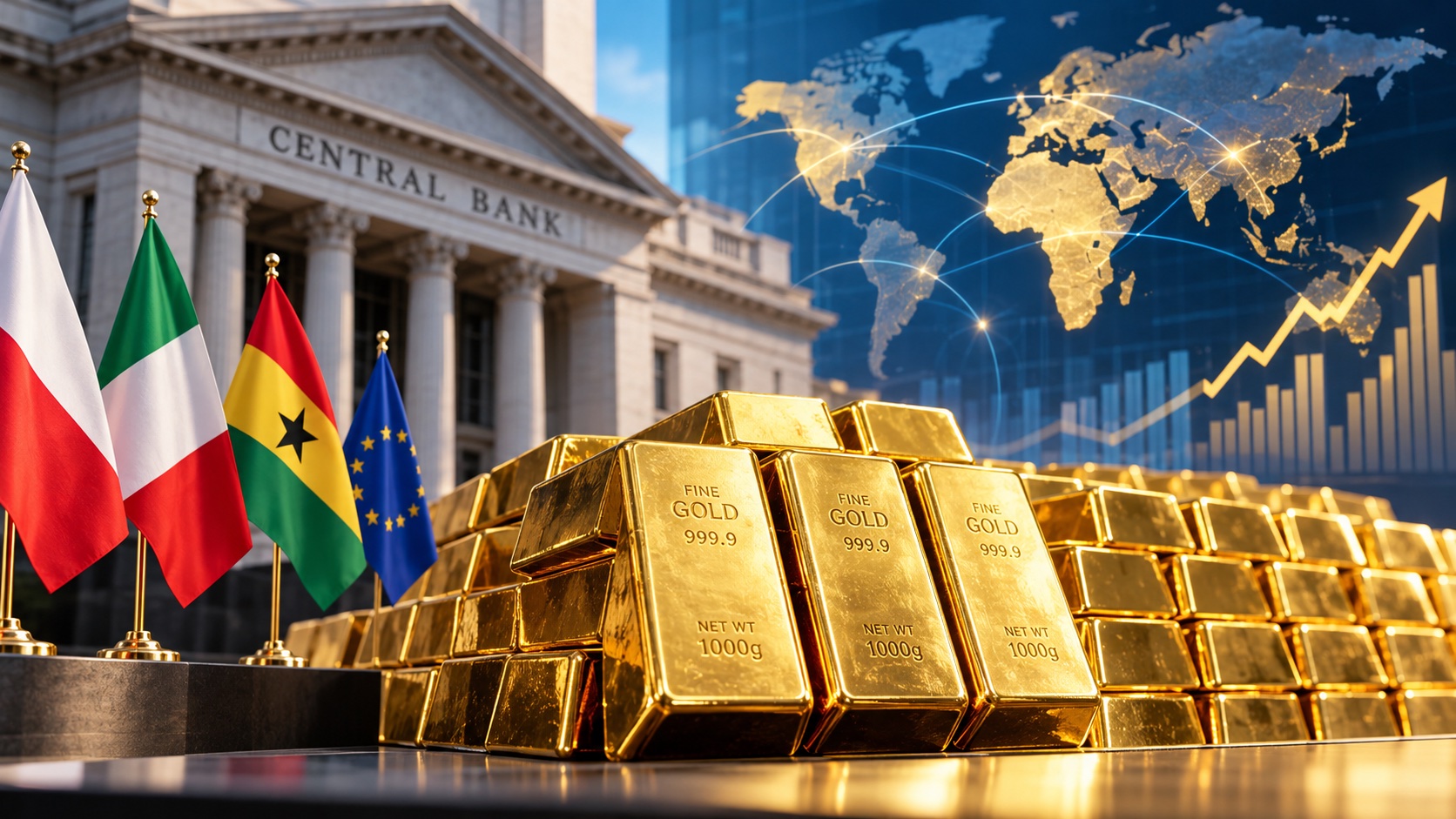 Bank Sentral Dunia Makin Melirik Emas: Mengapa Cadangan Emas Menjadi Strategi Penting di Tengah Ketidakpastian Global?