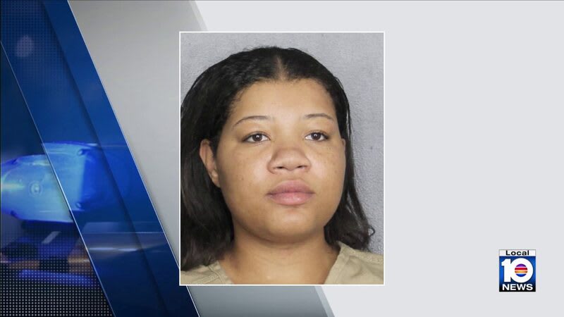 Local 10 image from a Pompano Beach stabbing arrest story