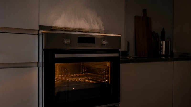 Ventilador de refrigeracion del horno funcionando tras apagarlo