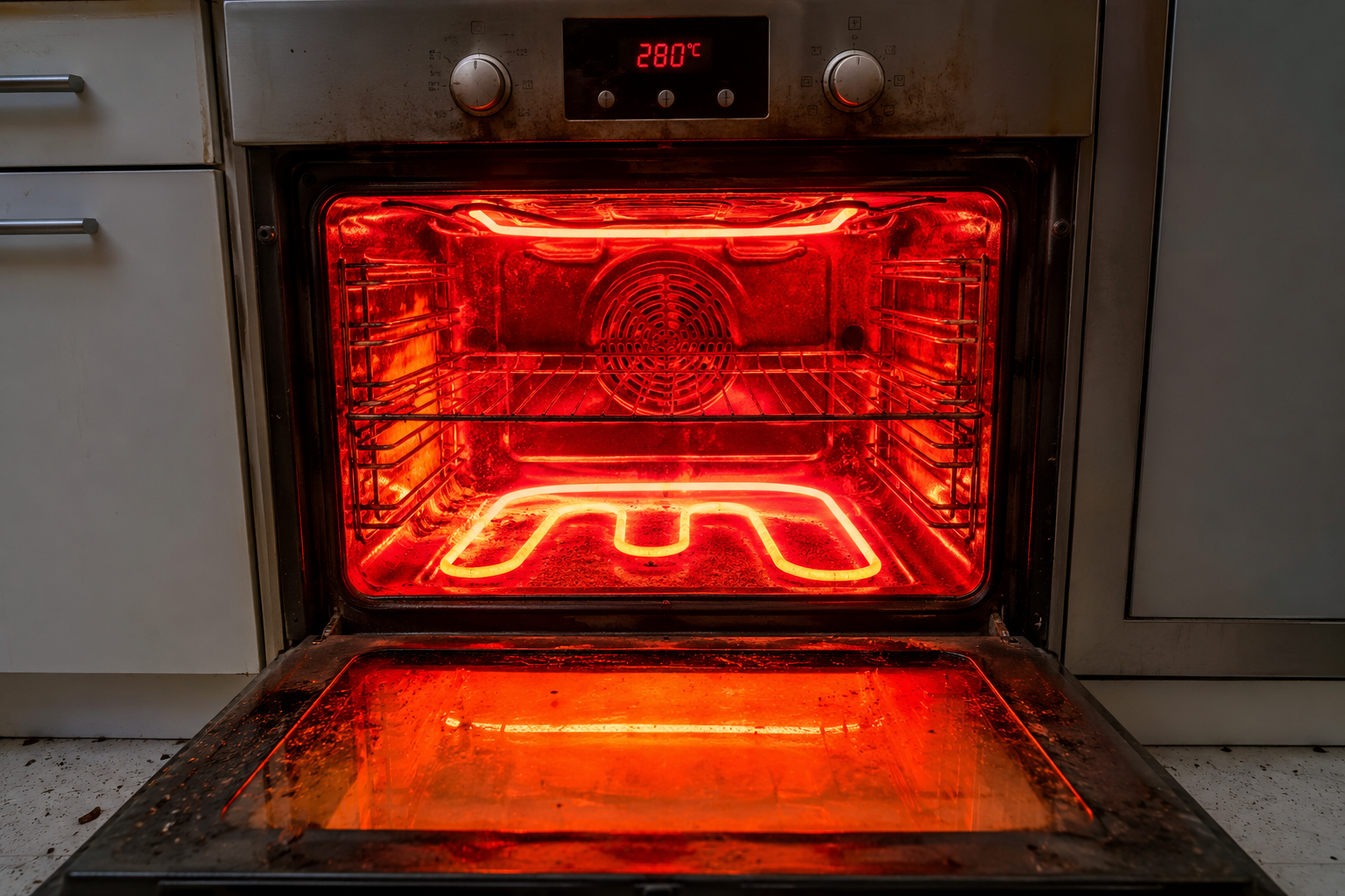 Horno con temperatura inconsistente
