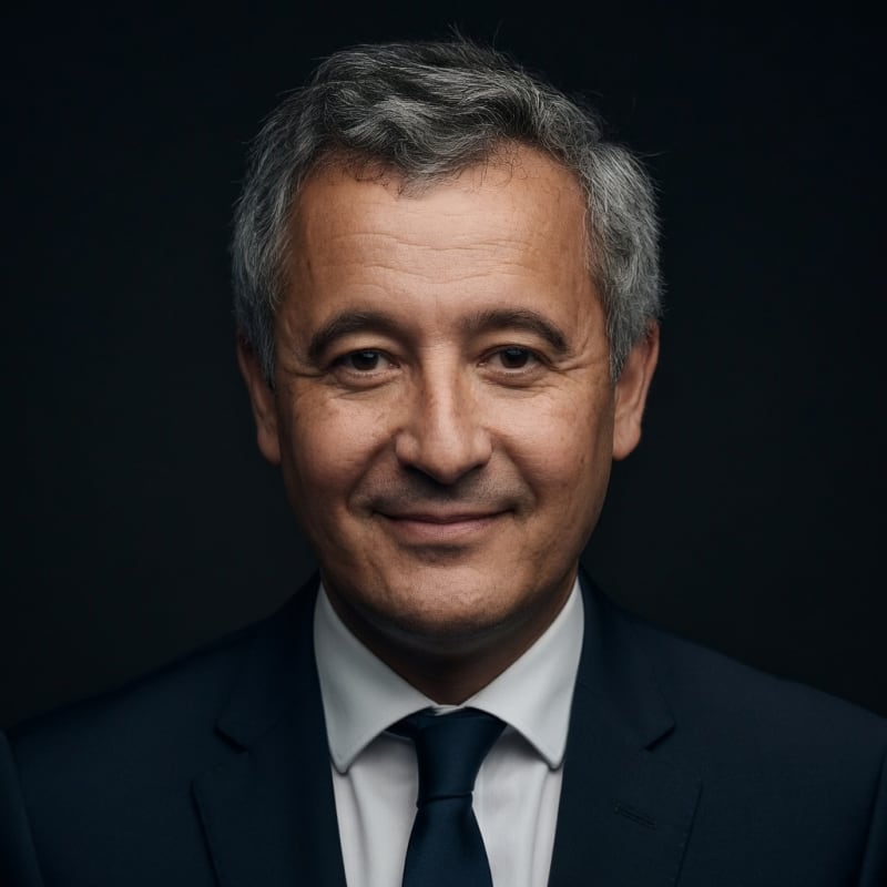 Portrait de Gérald Darmanin