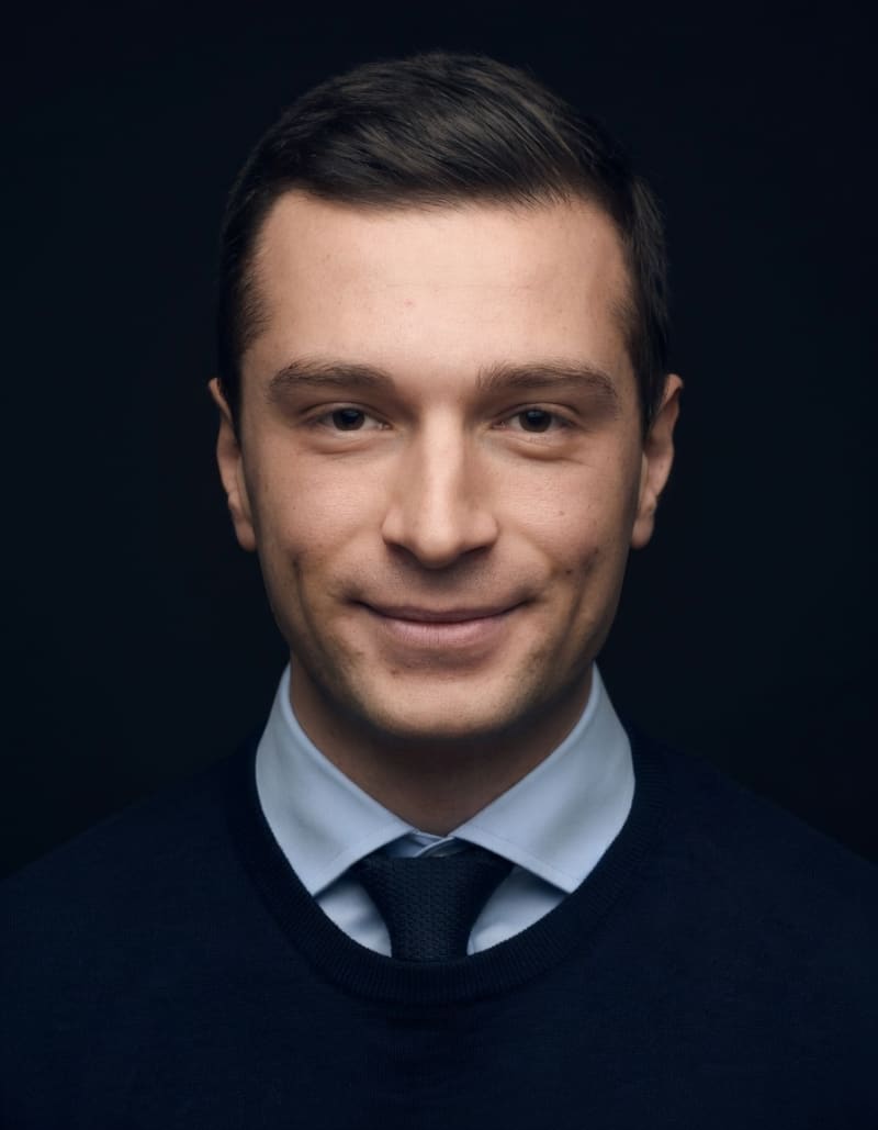 Portrait de Jordan Bardella