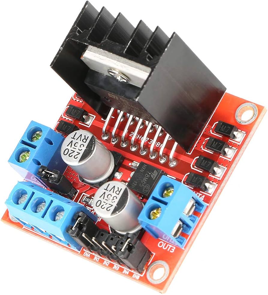 L298N Driver Board Module for Smart Car Robot - L298N High Current Motor Driver Module