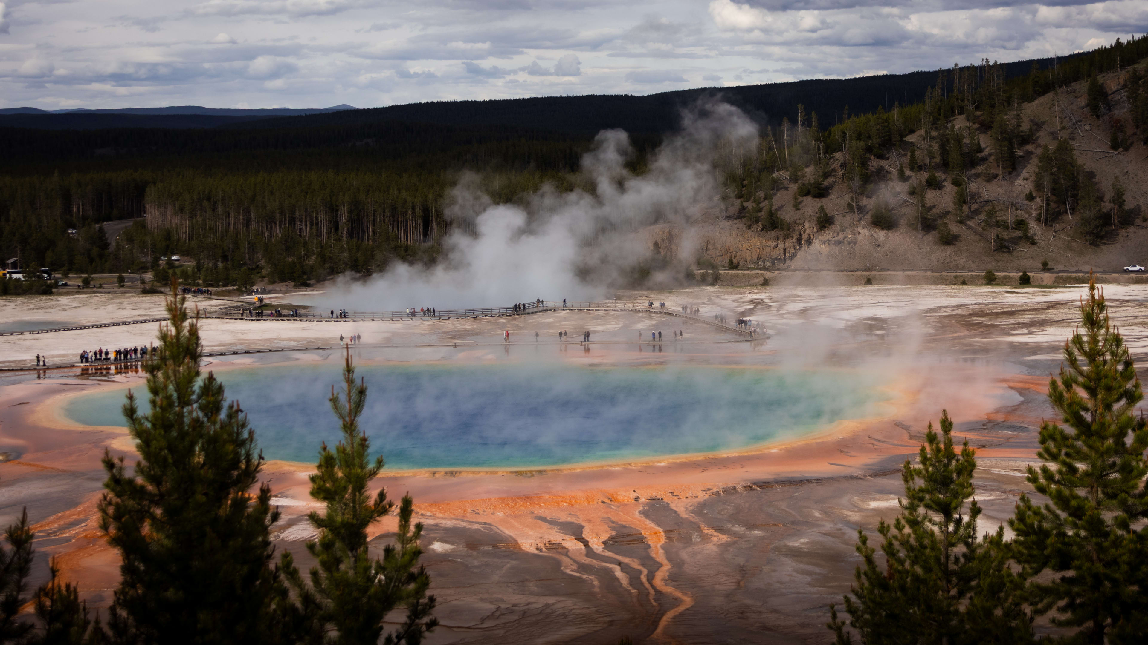 Grand Prismatic Geyser, Yellowstone National Park, Wyoming