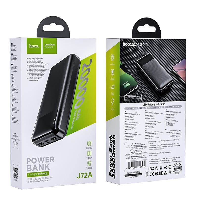 Powerbank Hoco J72A 20.000 mah
