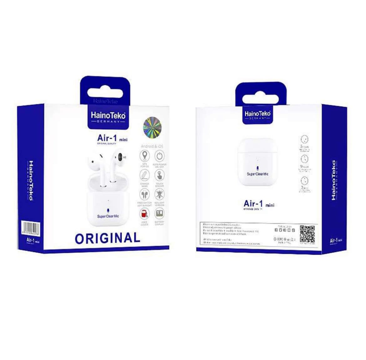 Haino Teko Air 1 Bluetooth Wireless Earphone -White