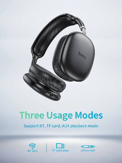 Headphones HocoW35 Max 90h