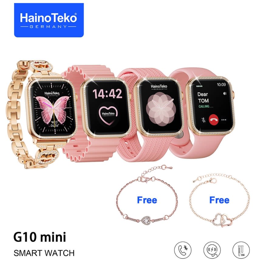Haino Teko Germany G10 Mini Amoled Display 4 paires de bracelets