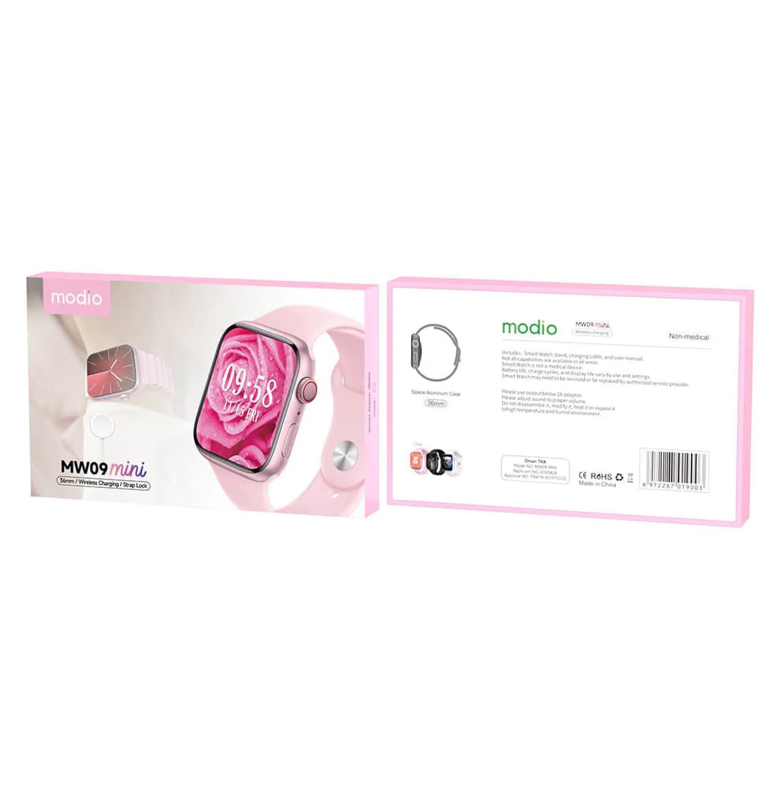 Modio MW09 Mini  Smartwatch Bluetooth pour Femmes