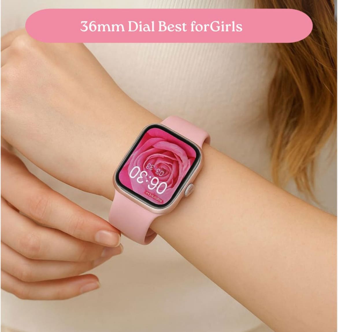 Modio MW09 Mini  Smartwatch Bluetooth pour Femmes