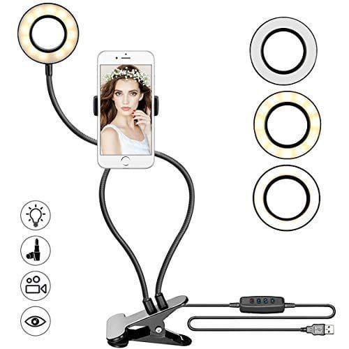 Ringlight phone holder bureau