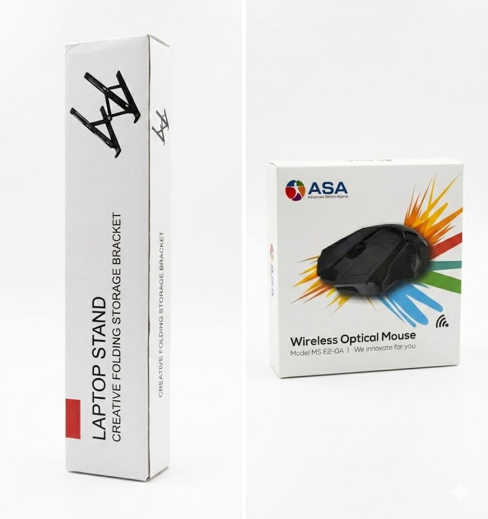 Pack laptop stand + souris sans fils