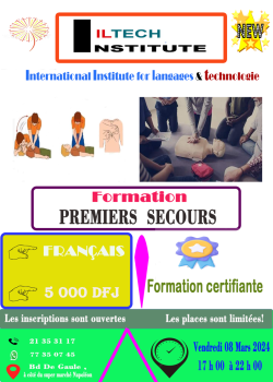 Formation en premiers secours à l'Institut ILTECH