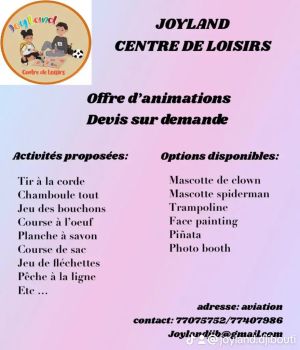 Centre de loisirs pour enfants JOYLAND à proximité de La 5ème