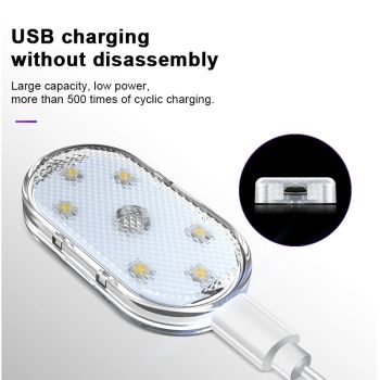 Lampe de voiture SEAMETAL tactile rechargeable USB